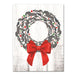 Wreath of Dappled Jumpers Equestrian Holiday Cards