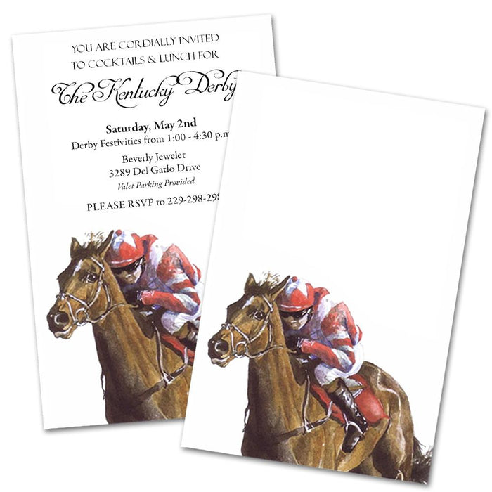 Race Day, Party Invitation