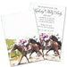 1st and 2nd Place Horse Racing Party Invitations