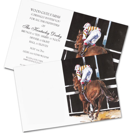 Post in Sight - Horse Racing Party Invitation
