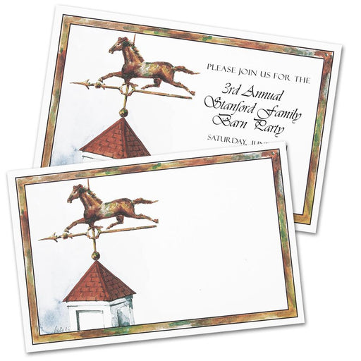 Horse Weathervane Party Invitation