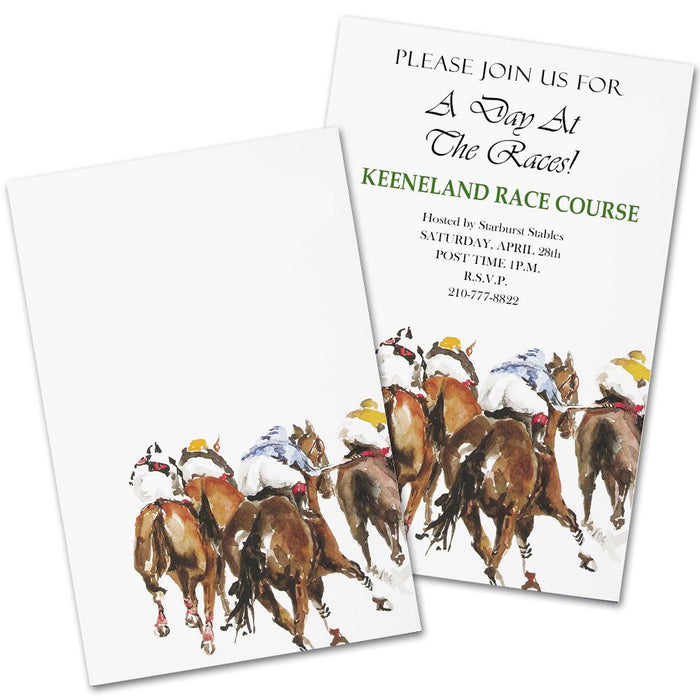 4th Place - Thoroughbred Racing Party Invitation