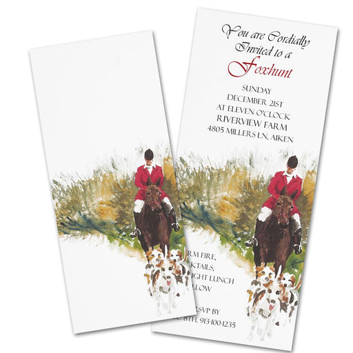 Bounding Hounds - Foxhunting Party Invitations