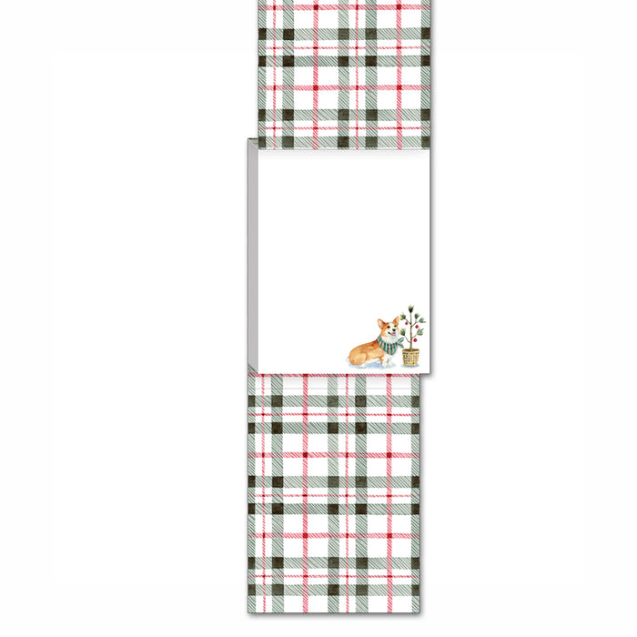 Holiday Corgi Notepad