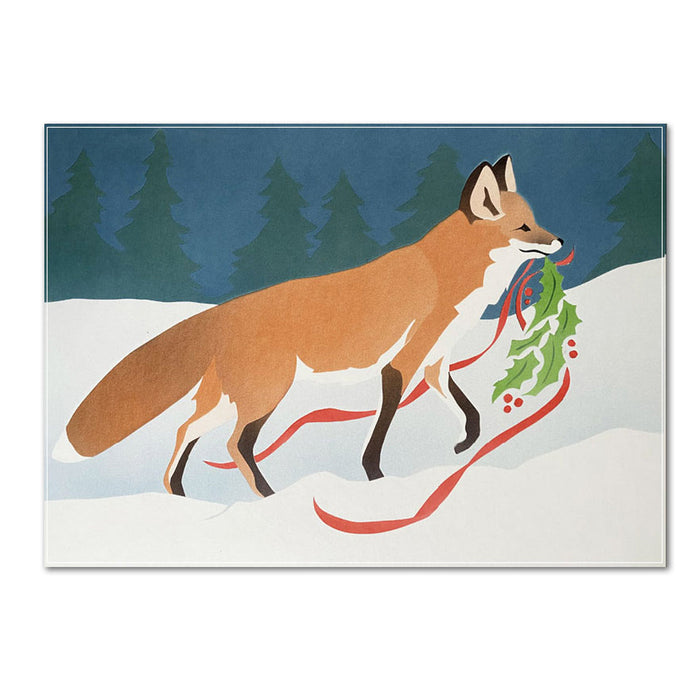 Fox Holiday Cards by Wendy Morgan