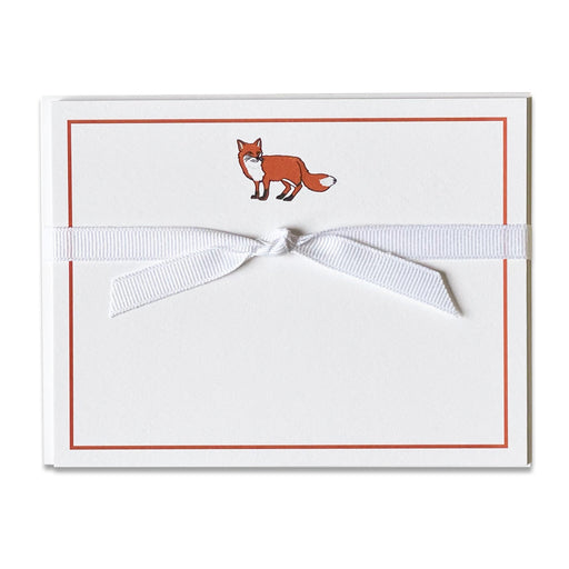 Red Fox Stationery Card - Pack of 10