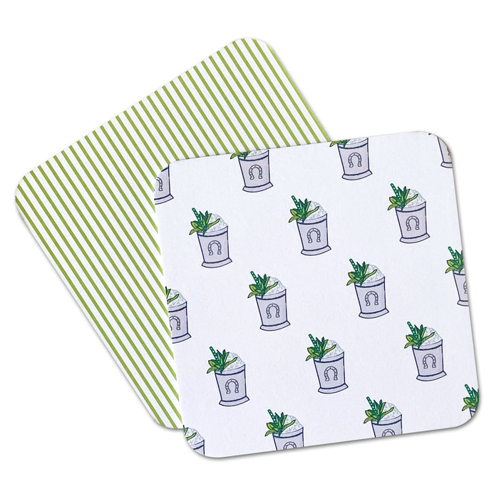 Mint Julep Paper Board Coasters - Pack of 8
