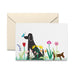 Dogs in Garden Note Cards by R. Nichols