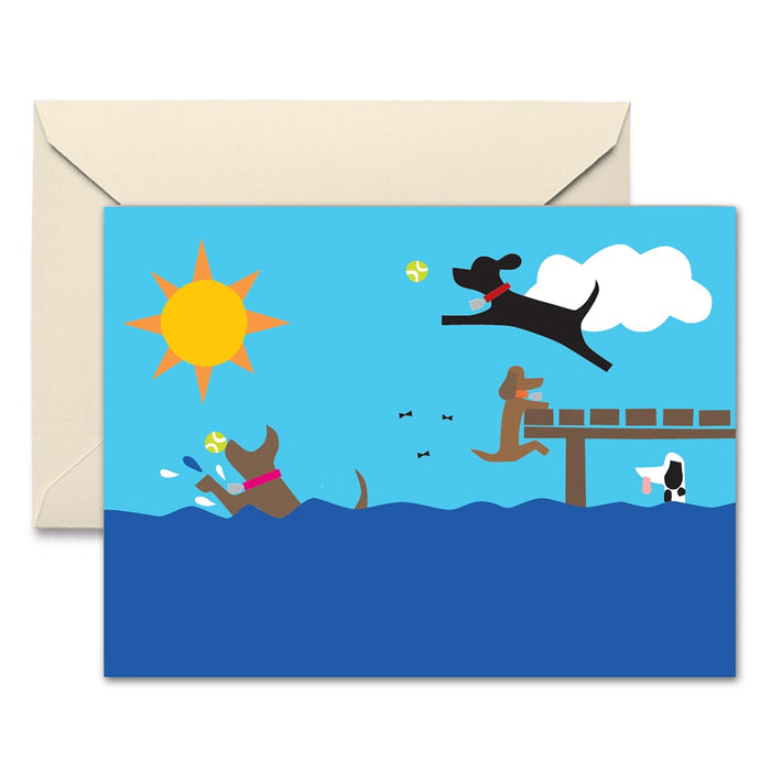 Lake Dogs Note Cards by R. Nichols
