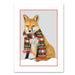 Cozy Fox Christmas Cards