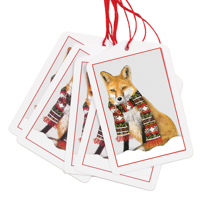 Cozy Fox Gift Tags