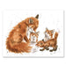 Bedtime Kiss Fox Note Card by Wrendale