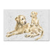 Yellow Lab with Puppy Note Card by Wrendale