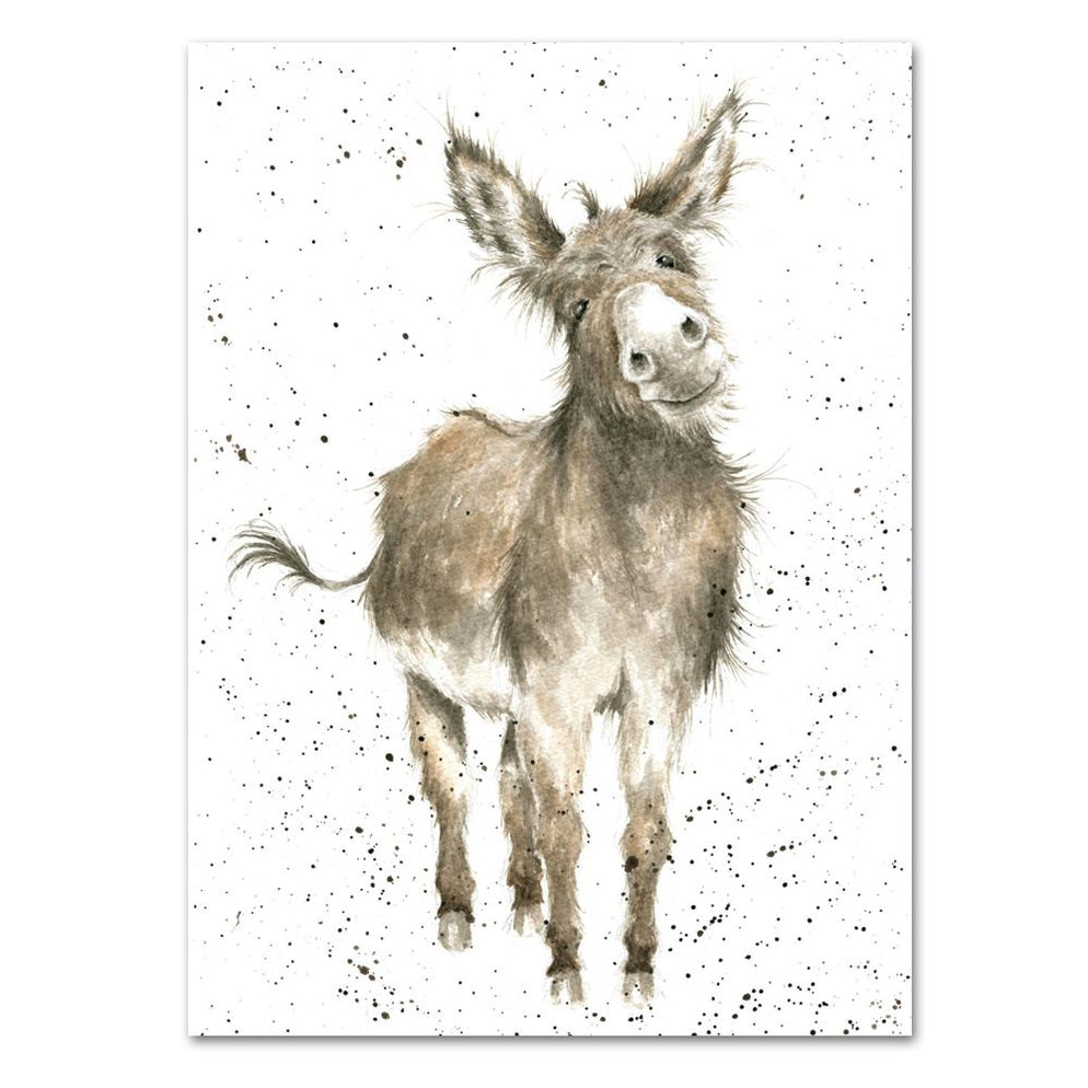 Gentle Jack Donkey Note Card by Wrendale — Horse and Hound Gallery
