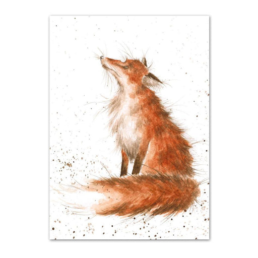 The Artful Poacher Fox Note Card by Wrendale