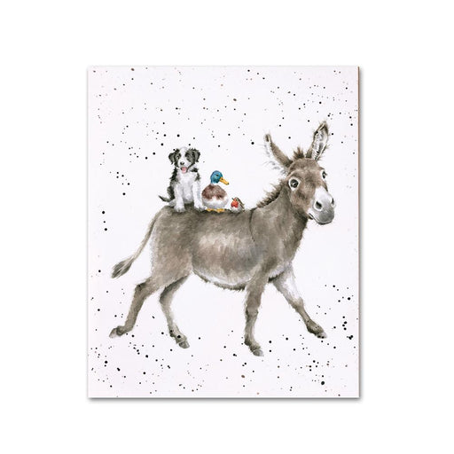 The Donkey Ride Greeting Card by Wrendale