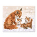 Fox Family Christmas Card by Wrendale