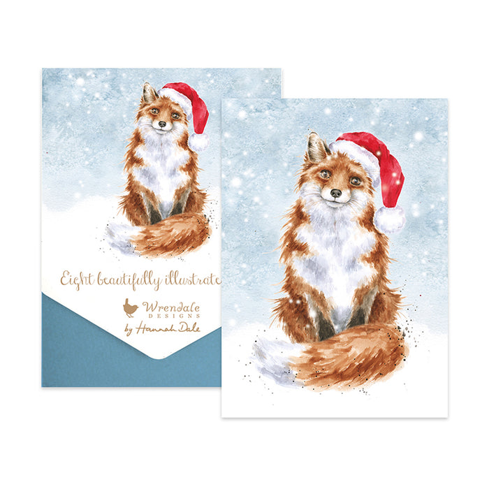 Santa Fox Christmas Cards by Wrendale