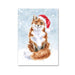Santa Fox Christmas Cards by Wrendale Pkg 8