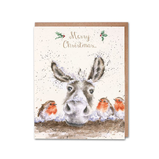 The Christmas Donkey Christmas Card by Wrendale