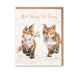 Glad Tidings Fox Christmas Card by Wrendale