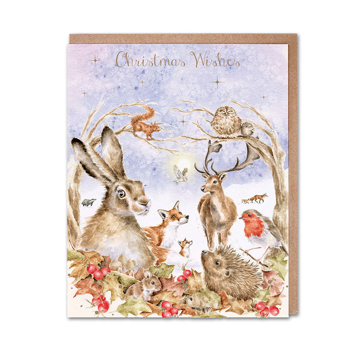 Walking in a Winter Wonderland Wildlife Christmas Cards by Wrendale