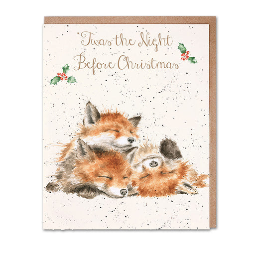 The Night Before Christmas - Fox Holiday Cards by Wrendale