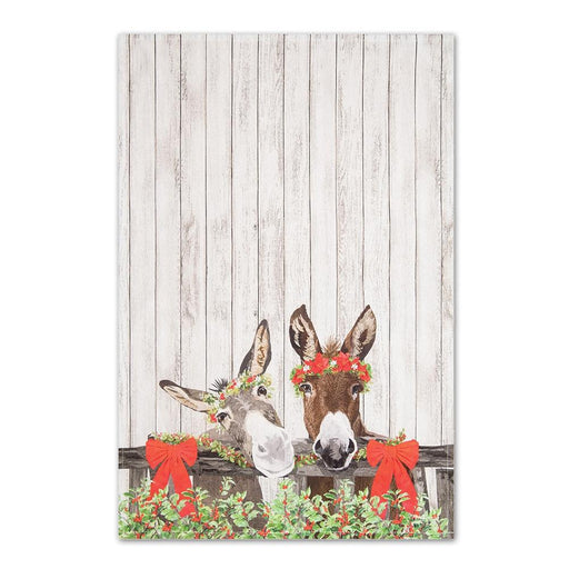 Peanut Butter & Jelly Christmas Donkeys Kitchen Towel