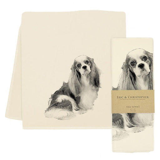 King Charles Cavalier Tea Towel by Eric & Christopher