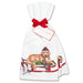 Golden Retriever on Sled Kitchen Towels - Set of 2