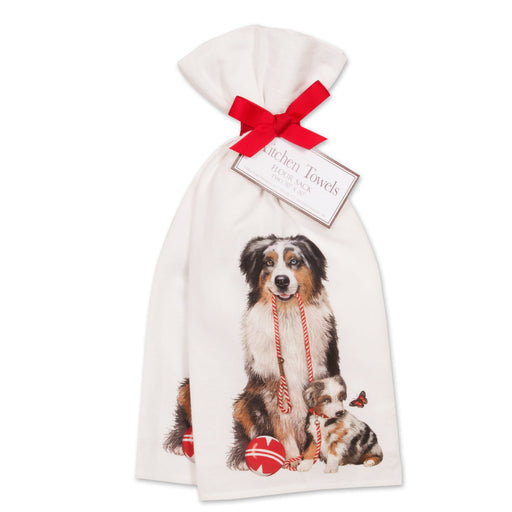 Kay Dee Designs, Kitchen, Kitchen Towel Set2 Corgi Border Collie Terrier  Dogs Hearts Xoxo Pawprints