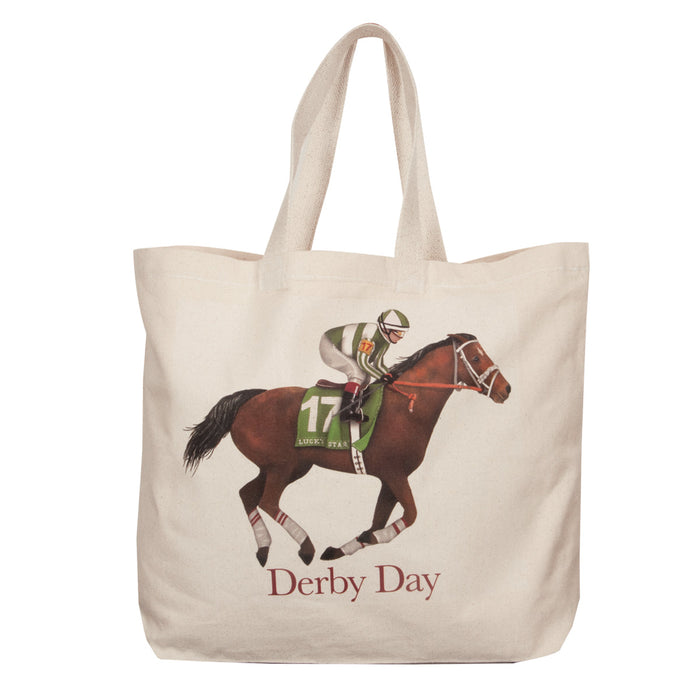 Derby Horse Canvas Tote