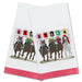 And They're Off Horse Racing Embroidered Hand Towels - Set of 2