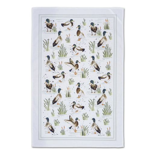 Farmhouse Ducks Cotton Tea Towel