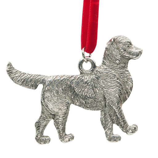 Golden Retriever Pewter Ornament