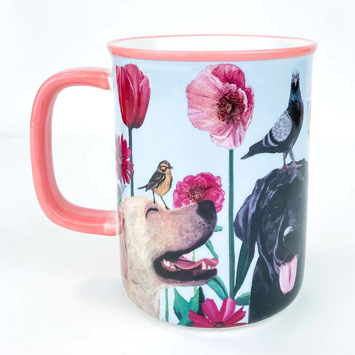 Pups Garden Party Mug — Horse and Hound Gallery